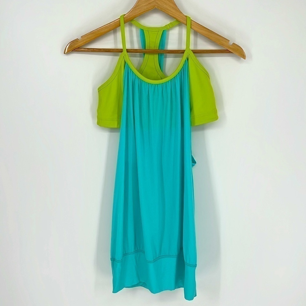 Lululemon No Limits Tank Angel Blue Antidote Size 6